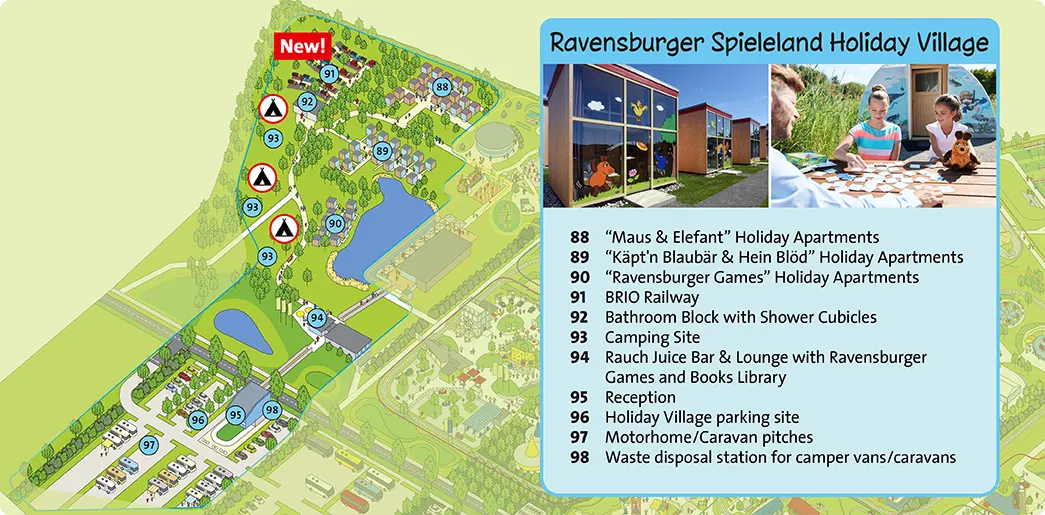 Ravensburger Spieleland_Holiday Village_Map